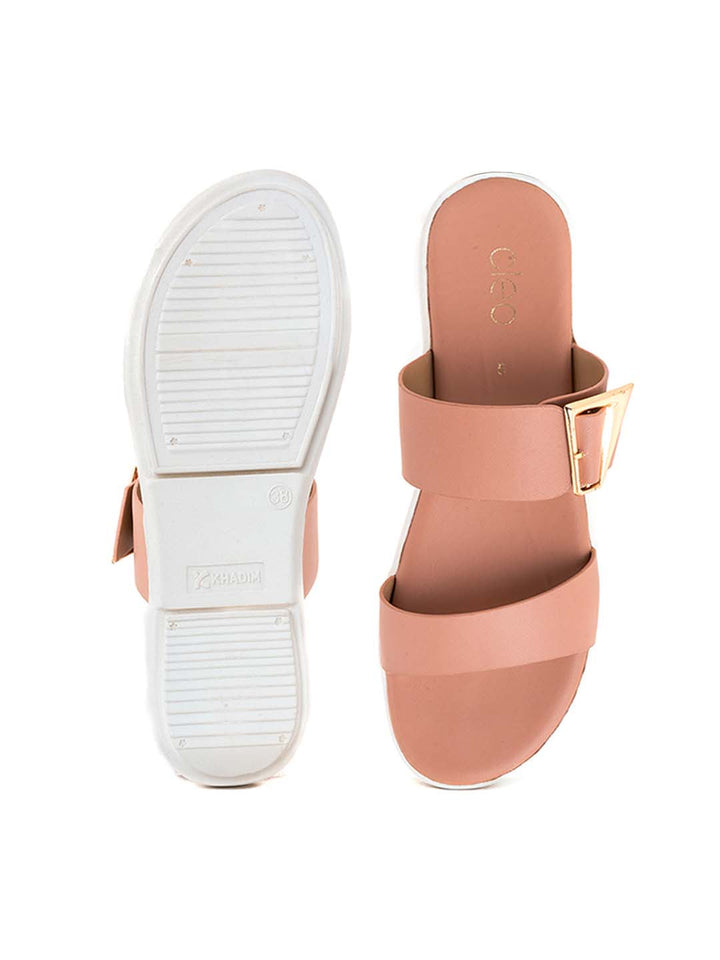 Khadim Cleo Flat Mule Slip On Sandal for Women