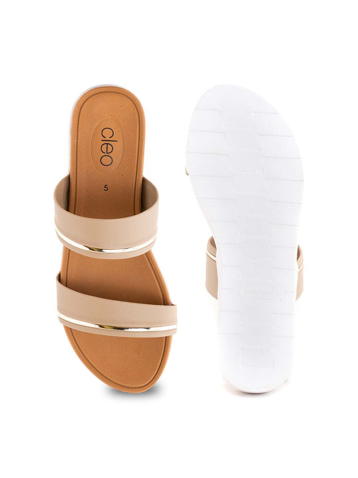 Khadim Cleo Flat Slip On Sandal for Women
