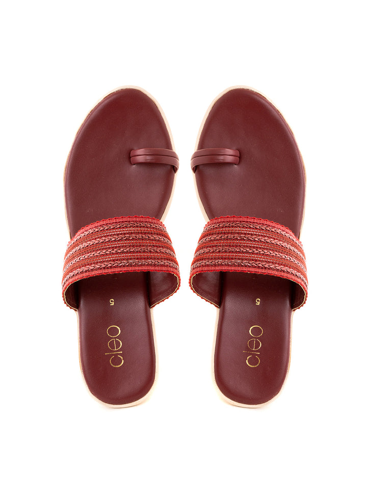 Khadim Cleo Wedge Heel Slip On Sandal for Women