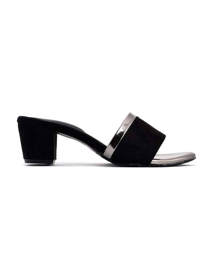 Khadim Block Heel Mule Slip On Sandal for Women