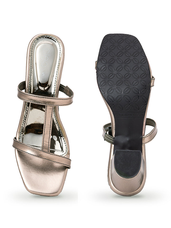 Khadim Cleo Block Heel Slip On Sandal for Women