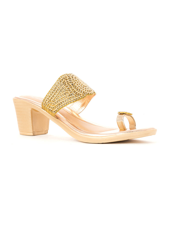 Khadim Block Heel Slip On Sandal for Women