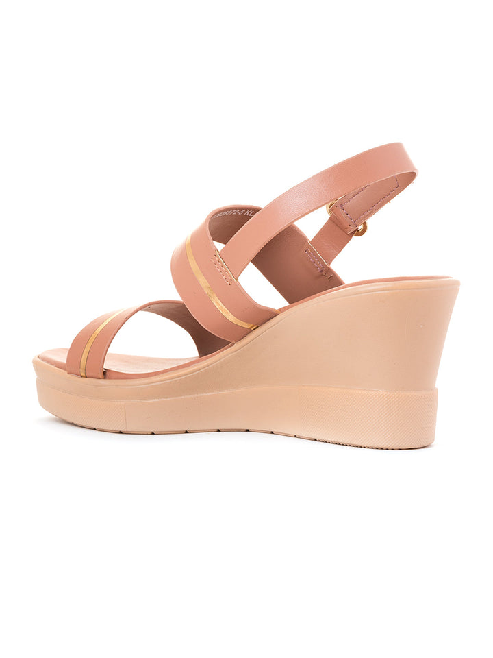 Khadim Cleo High Heel Wedge Sandal for Women