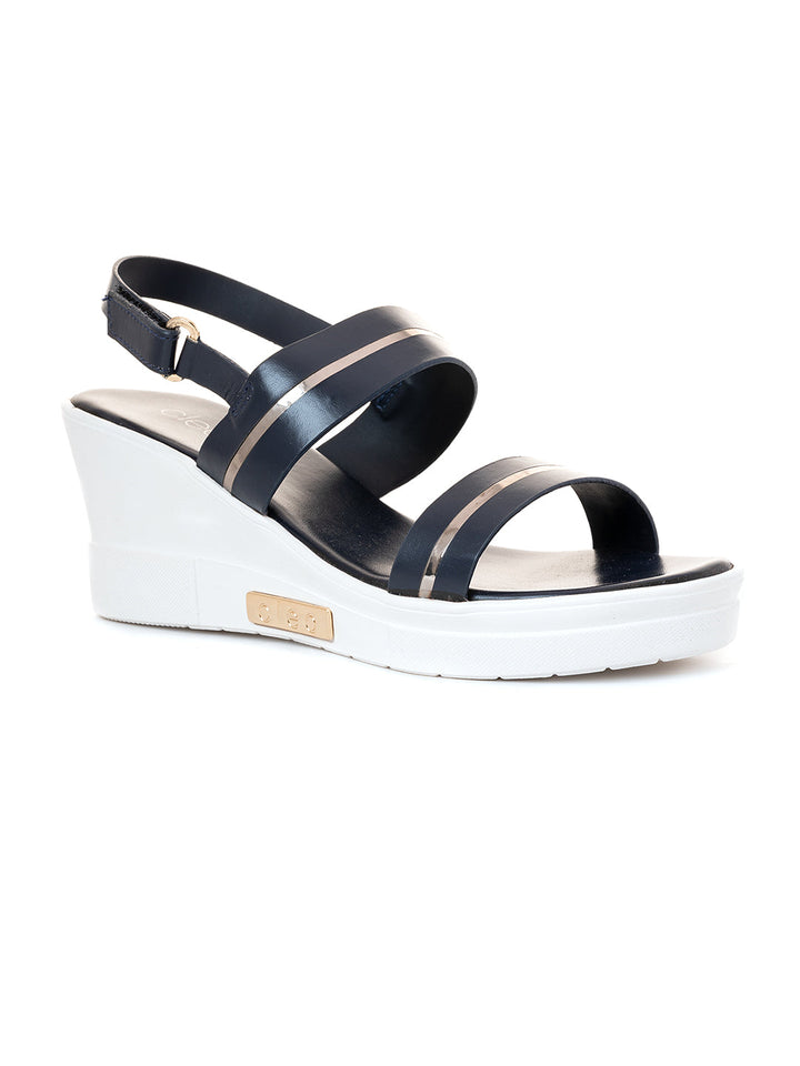 Khadim Cleo High Heel Wedge Sandal for Women