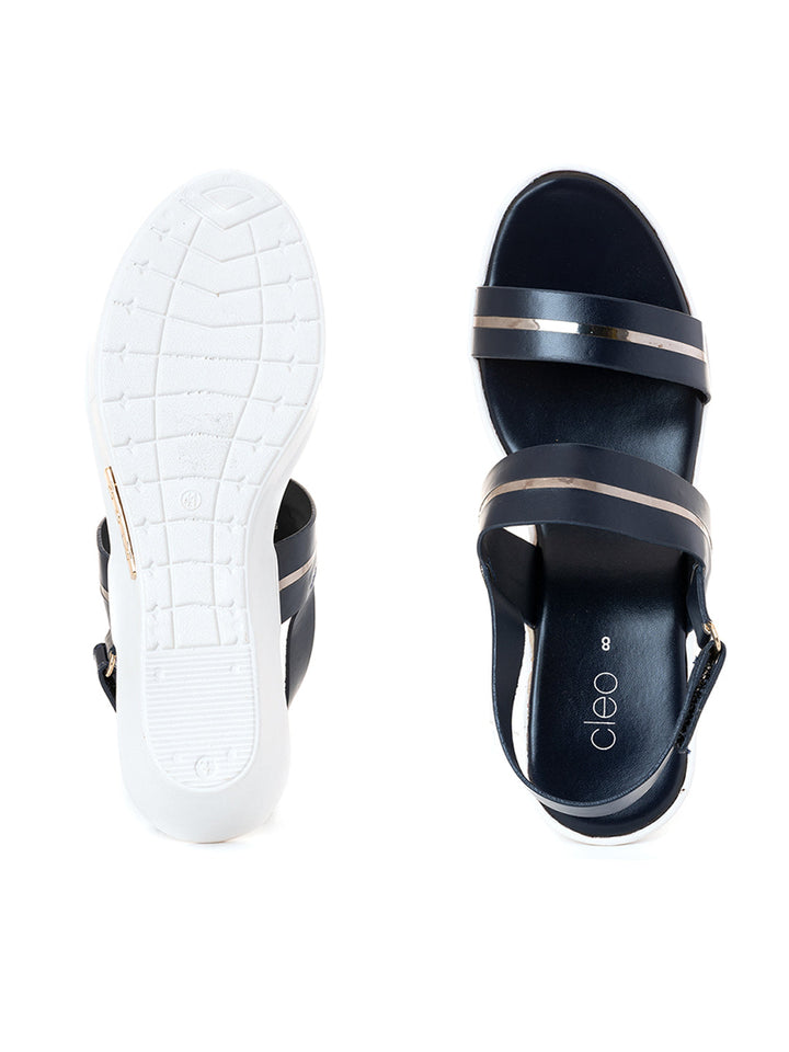 Khadim Cleo High Heel Wedge Sandal for Women