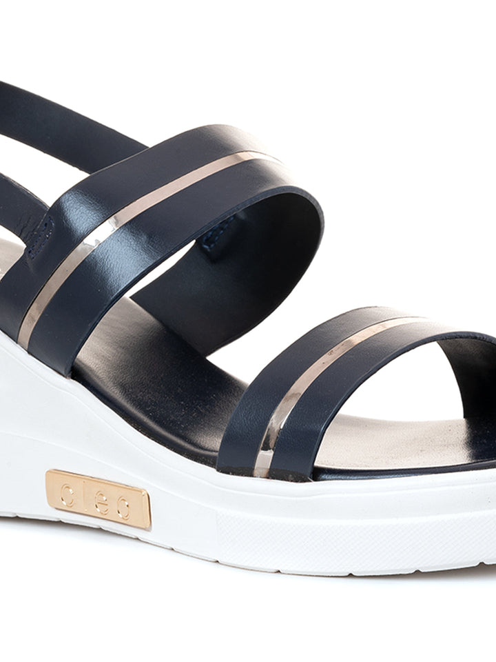 Khadim Cleo High Heel Wedge Sandal for Women