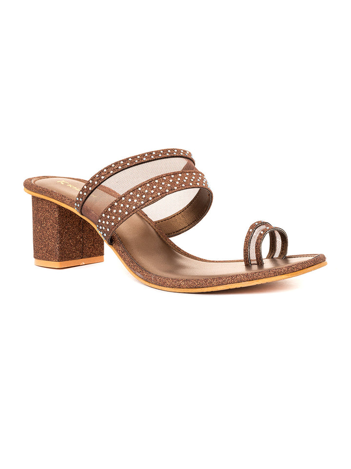 Khadim Block Heel Slip On Sandal for Women