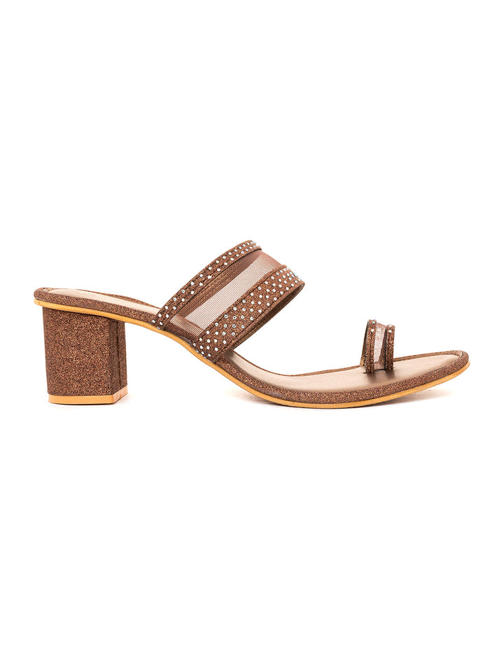 Khadim Block Heel Slip On Sandal for Women