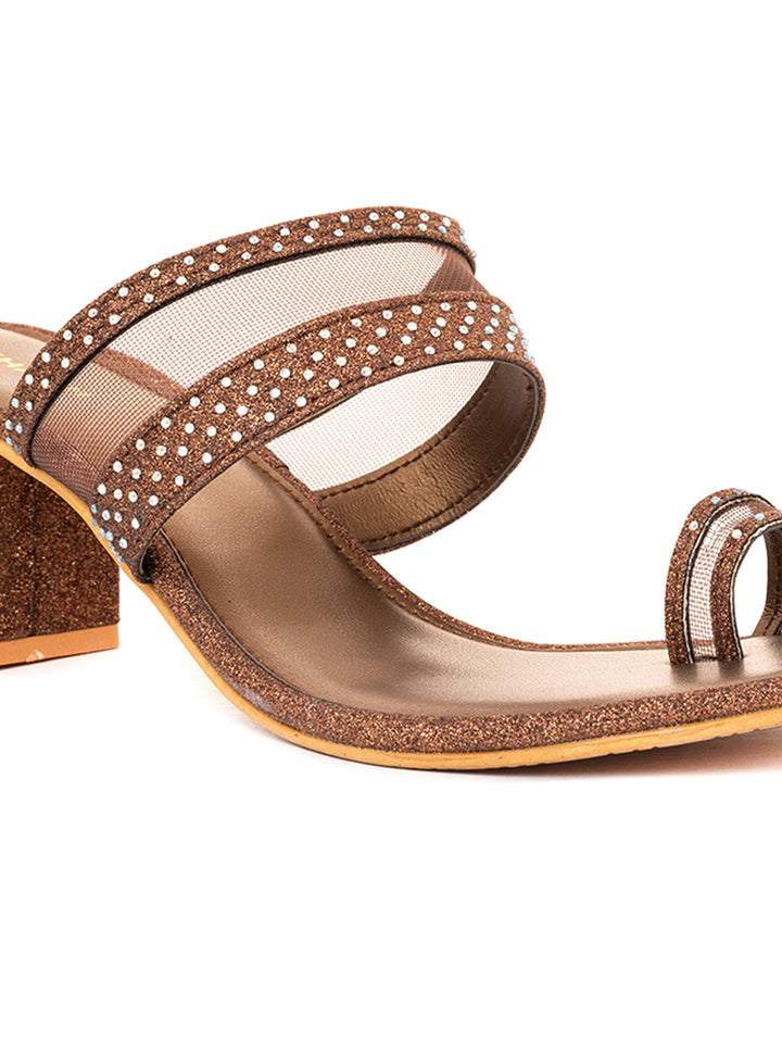 Khadim Block Heel Slip On Sandal for Women