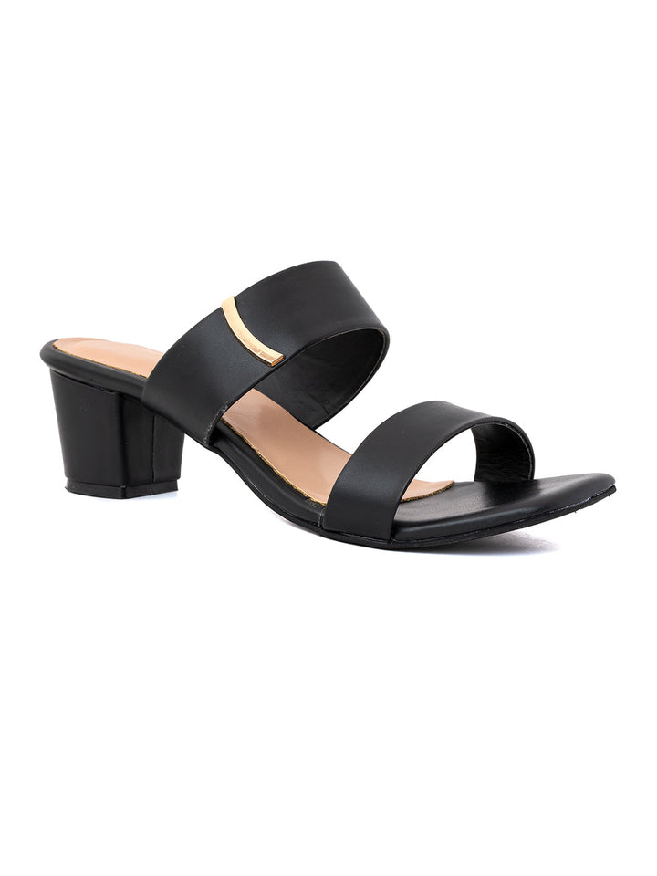 Khadim Sharon Block Heel Mule Slip On Sandal for Women