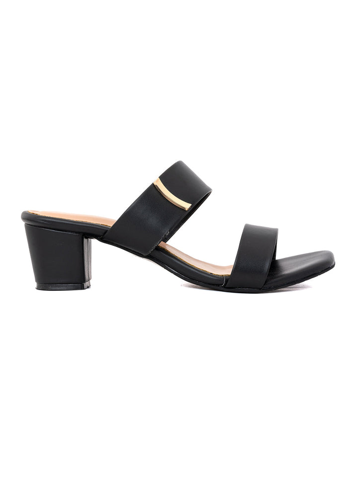 Khadim Sharon Block Heel Mule Slip On Sandal for Women