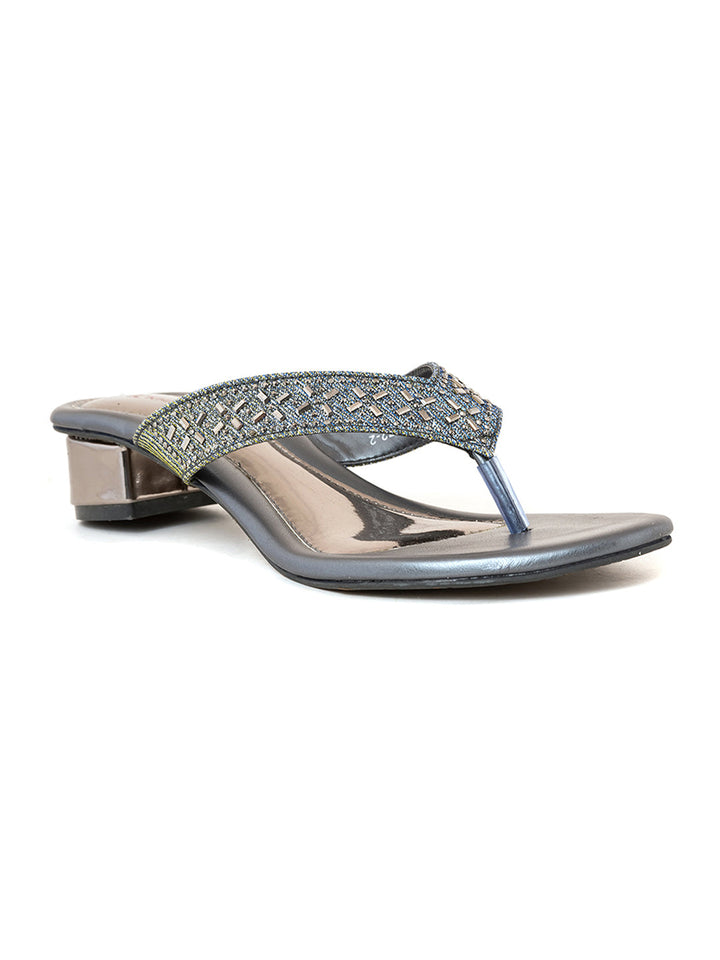 Khadim Block Heel Slip On Sandal for Women