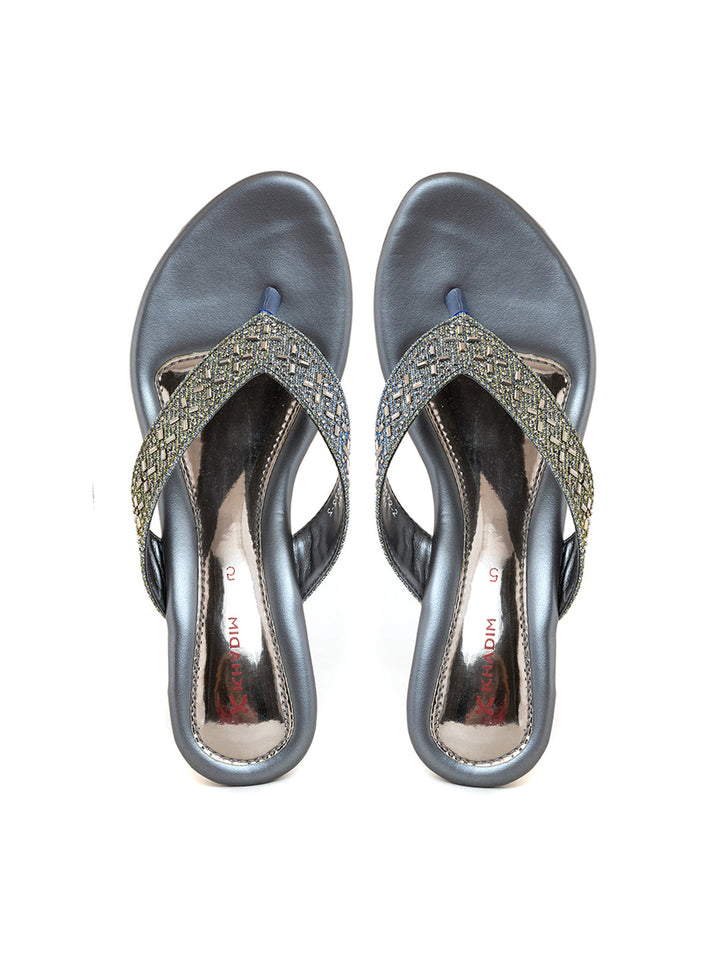 Khadim Block Heel Slip On Sandal for Women