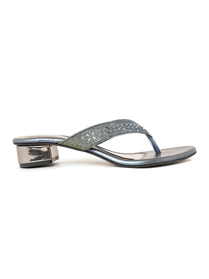 Khadim Block Heel Slip On Sandal for Women