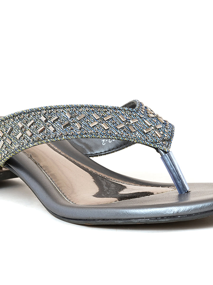 Khadim Block Heel Slip On Sandal for Women