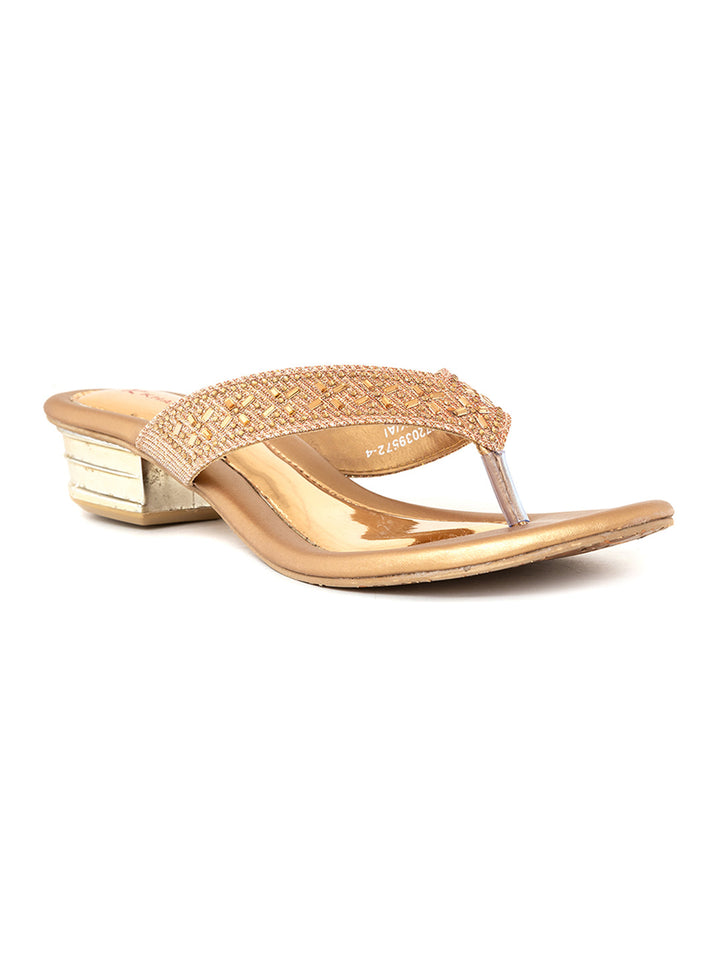 Khadim Block Heel Slip On Sandal for Women