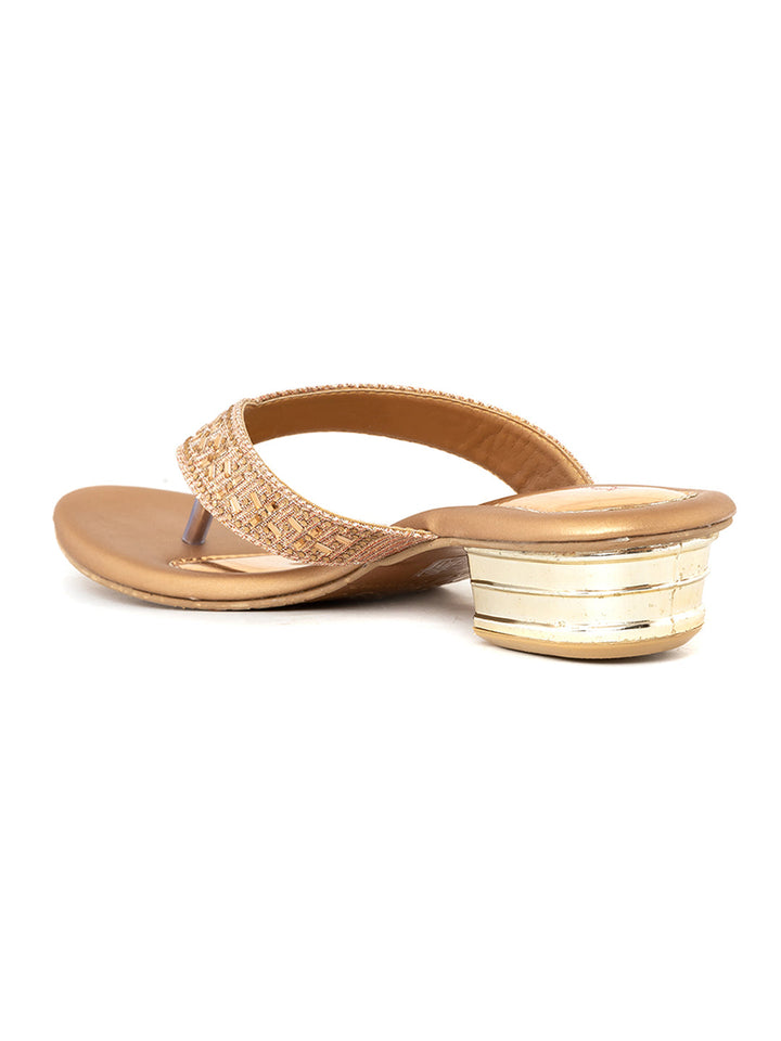 Khadim Block Heel Slip On Sandal for Women