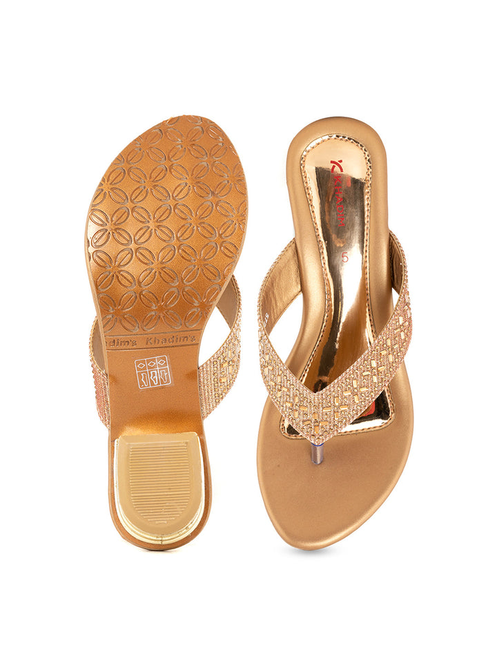Khadim Block Heel Slip On Sandal for Women