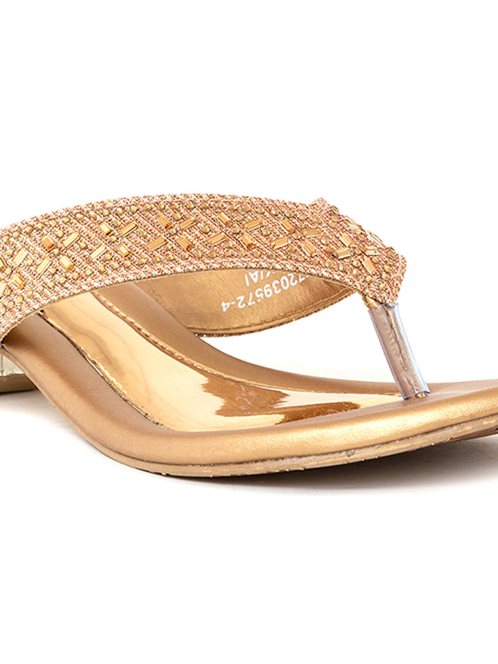Khadim Block Heel Slip On Sandal for Women