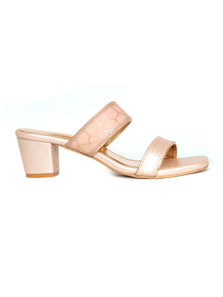 Khadim Cleo Block Heel Mule Slip On Sandal for Women