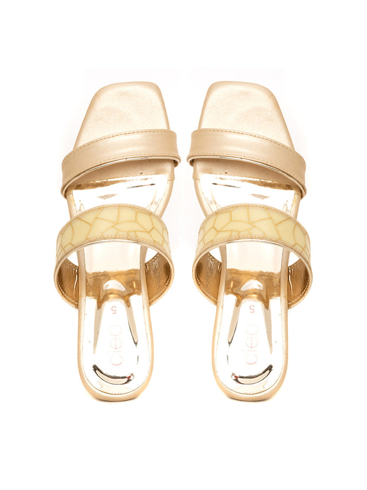 Khadim Cleo Block Heel Mule Slip On Sandal for Women