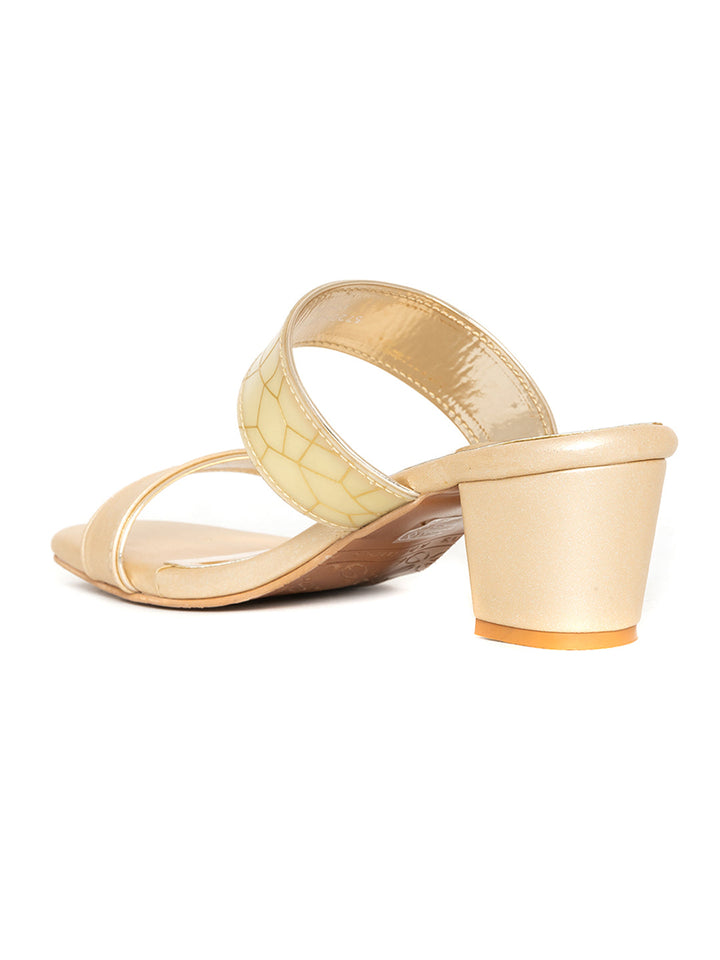 Khadim Cleo Block Heel Mule Slip On Sandal for Women