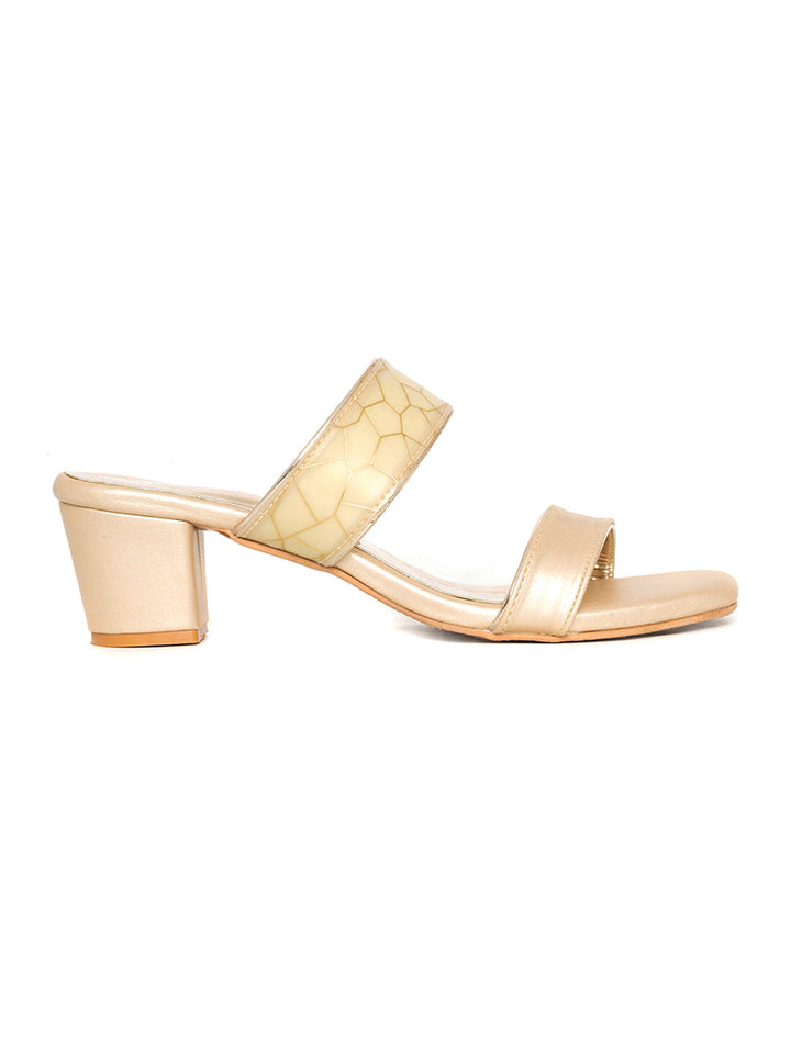 Khadim Cleo Block Heel Mule Slip On Sandal for Women