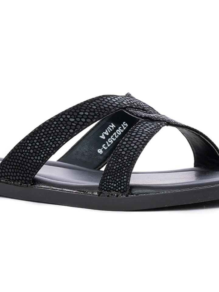 Khadim Flat Mule Slide Sandal for Women