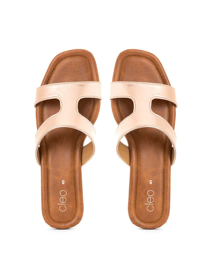 Khadim Cleo Flat Mule Slide Sandal for Women