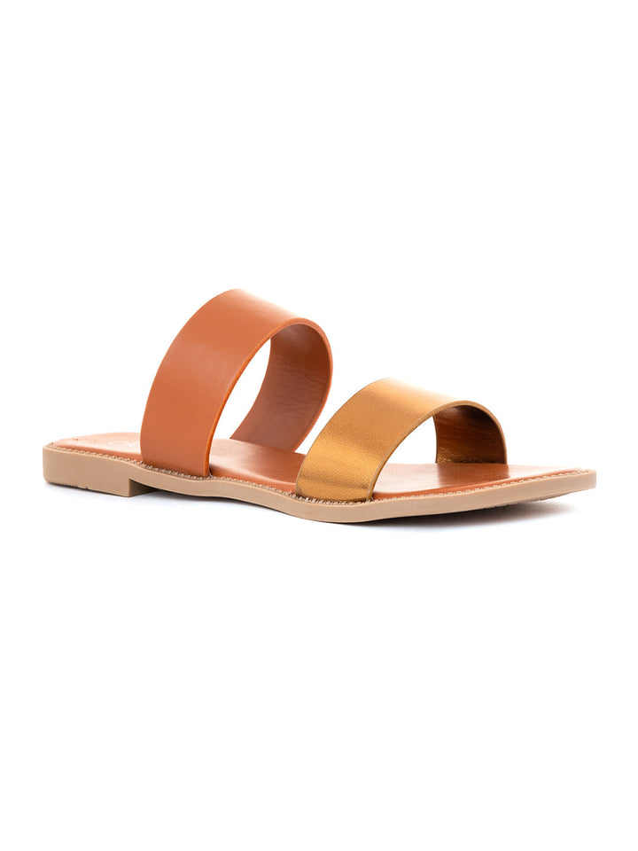 Khadim Cleo Flat Mule Slide Sandal for Women