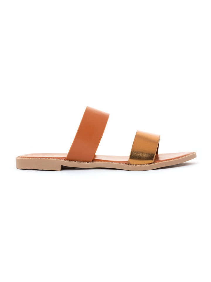 Khadim Cleo Flat Mule Slide Sandal for Women