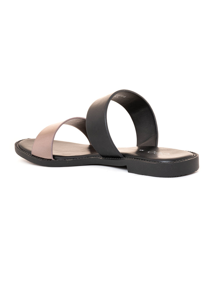 Khadim Cleo Flat Mule Slide Sandal for Women