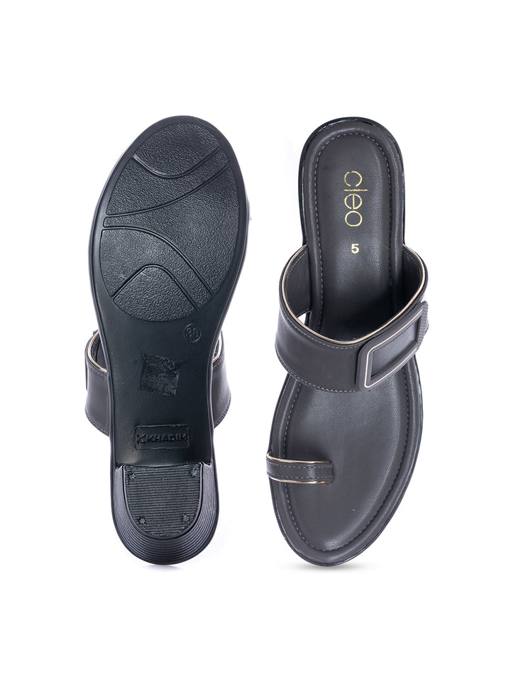 KHADIM Cleo Block Heel Slip On Sandal for Women
