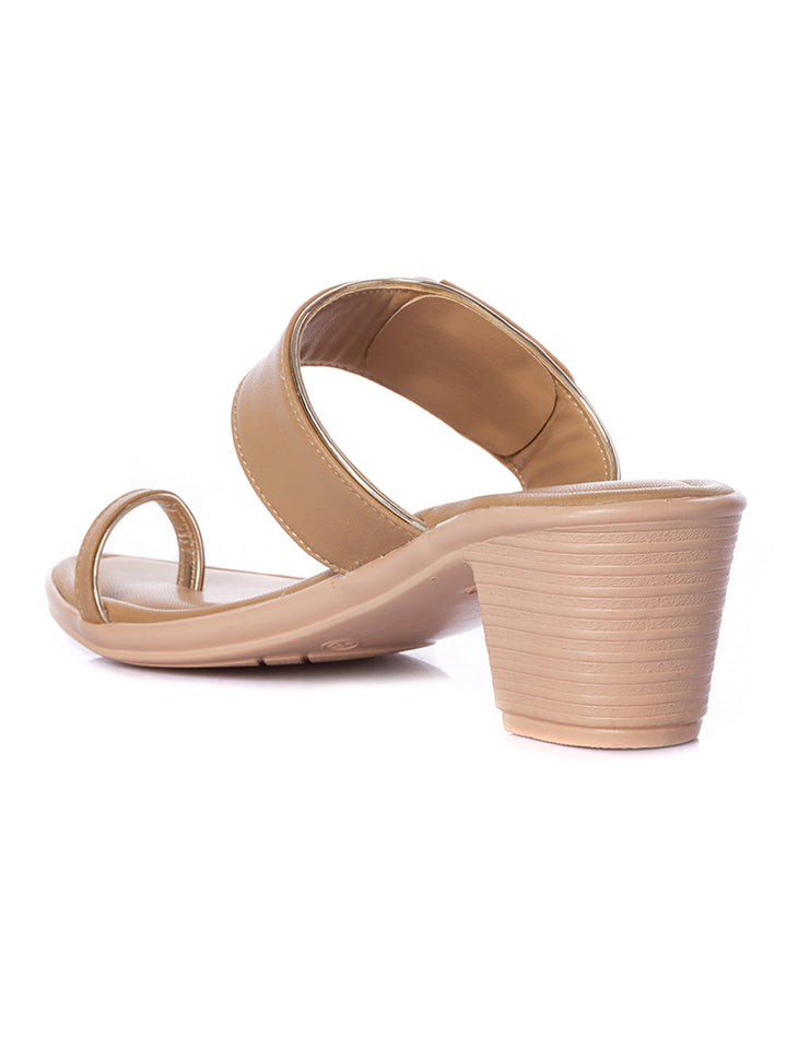 KHADIM Cleo Block Heel Slip On Sandal for Women