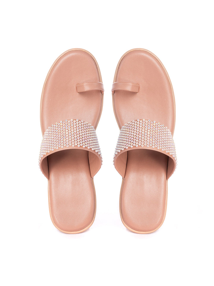 KHADIM Cleo High Heel Wedge Slip On Sandal for Women
