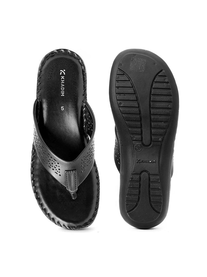 Khadim Flat Slip On Sandal for Women