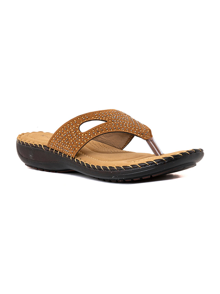 Khadim Flat Slip On Sandal for Women