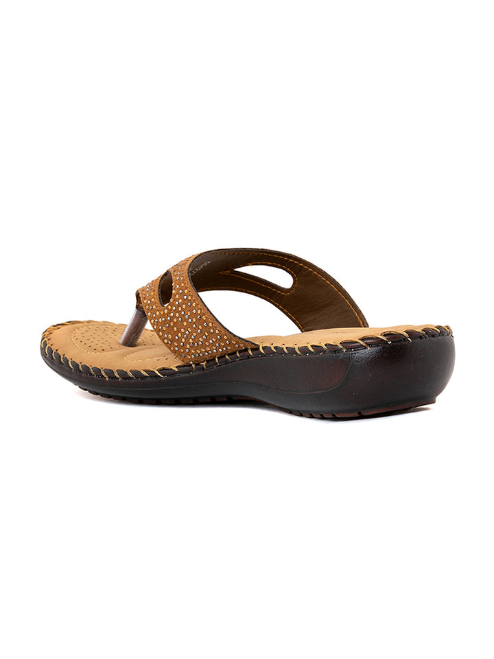 Khadim Flat Slip On Sandal for Women