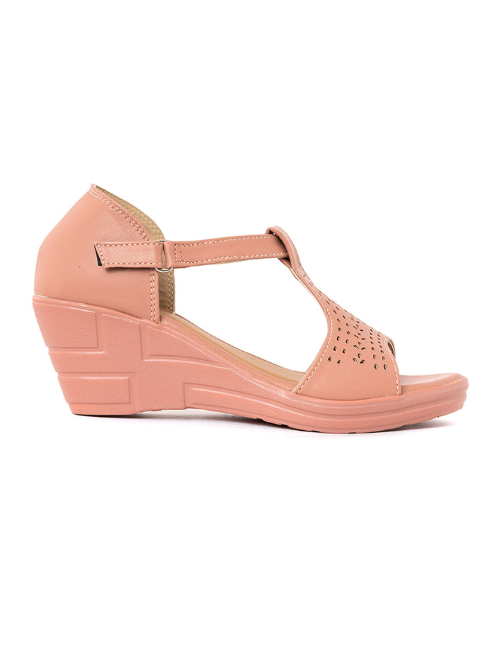 Khadim Wedge Heel D'orsay Sandal for Women
