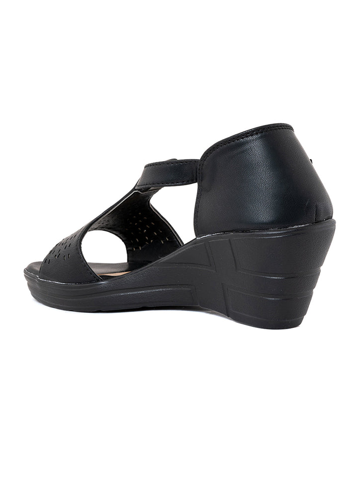 Khadim Wedge Heel D'orsay Sandal for Women