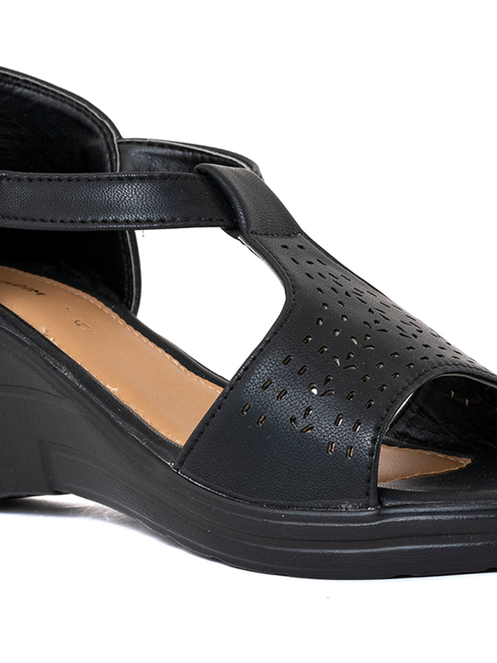 Khadim Wedge Heel D'orsay Sandal for Women