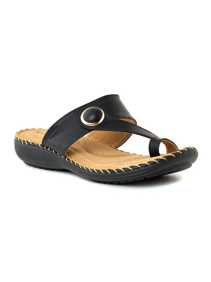 Khadim Wedge Heel Slip On Sandal for Women