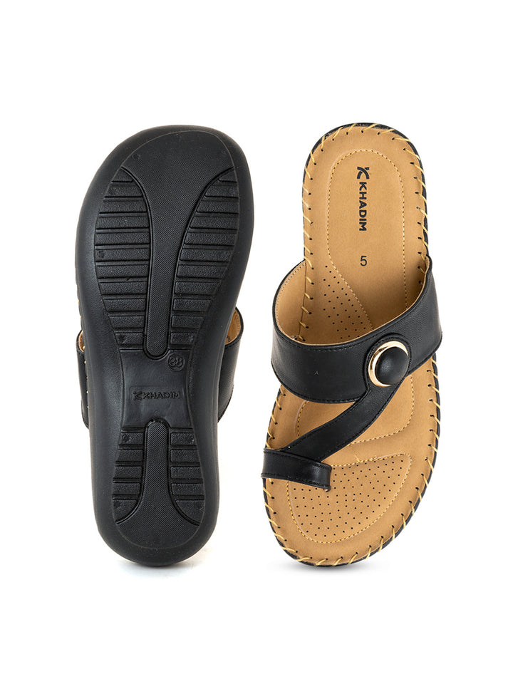 Khadim Wedge Heel Slip On Sandal for Women