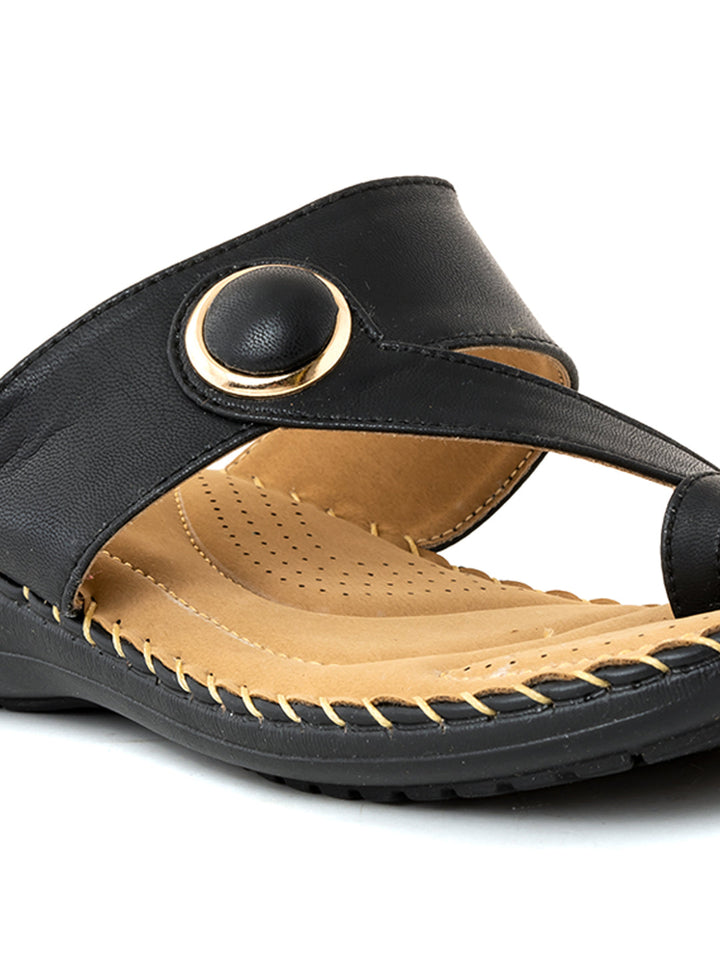 Khadim Wedge Heel Slip On Sandal for Women