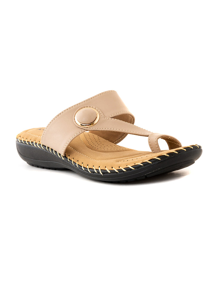 Khadim Wedge Heel Slip On Sandal for Women