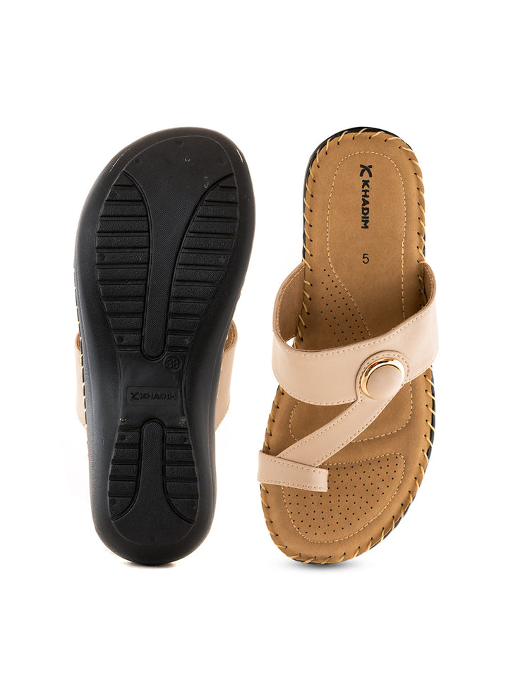 Khadim Wedge Heel Slip On Sandal for Women