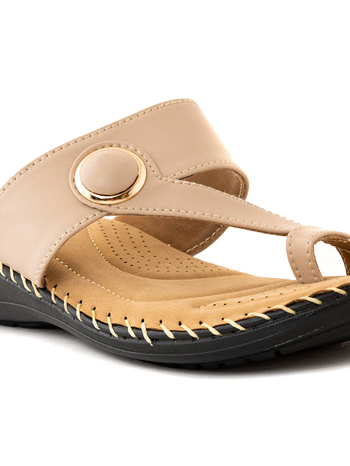 Khadim Wedge Heel Slip On Sandal for Women