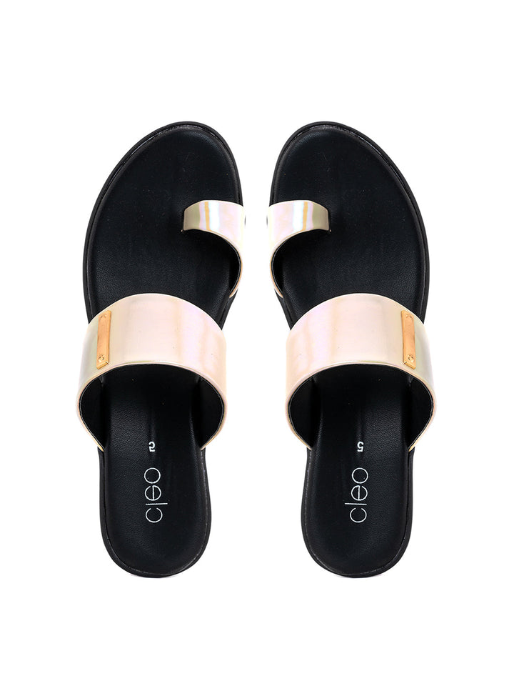 Khadim Cleo Wedge Heel Slip On Sandal for Women