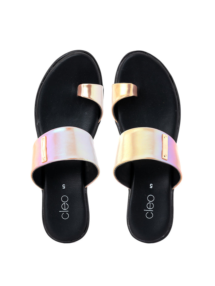 Khadim Cleo Wedge Heel Slip On Sandal for Women