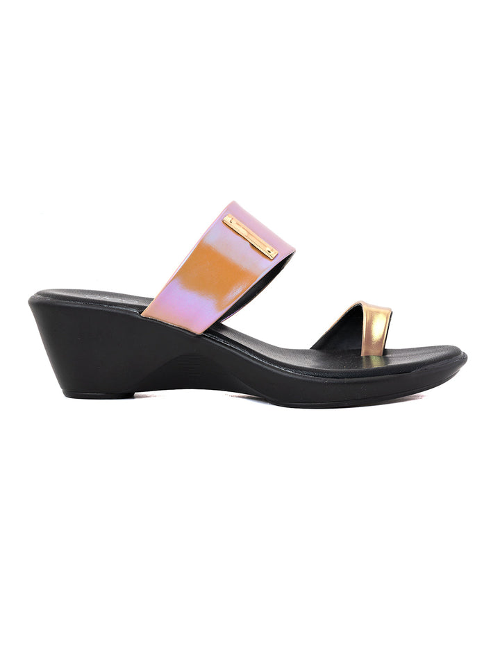 Khadim Cleo Wedge Heel Slip On Sandal for Women